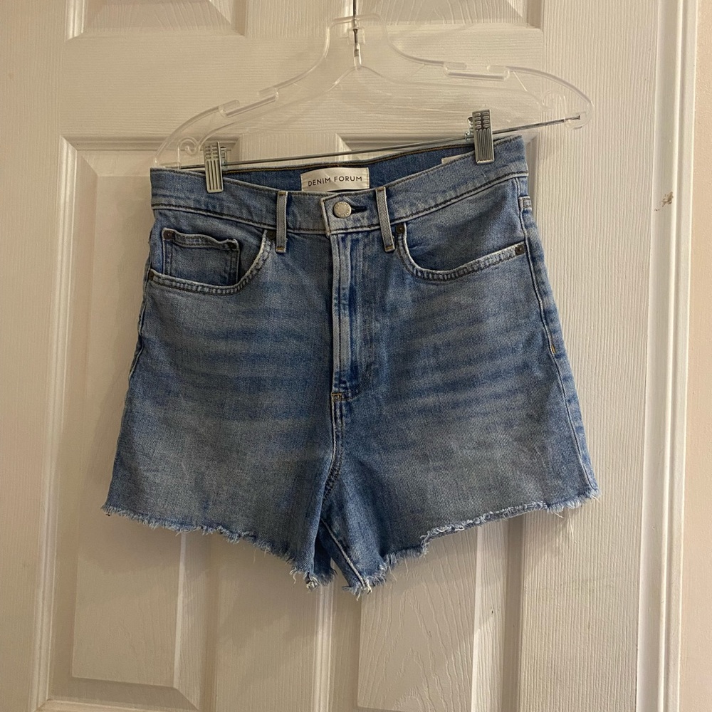 Denim Forum the 50s Arlo High rise short